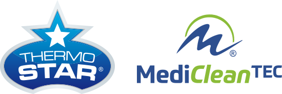 Logo Thermostar & MediCleanTec Mikro-Dampfreinigungssystem